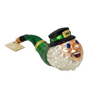 Christopher Radko Lucky St Patty's Ornament Leprechaun Irish St Patricks 8"